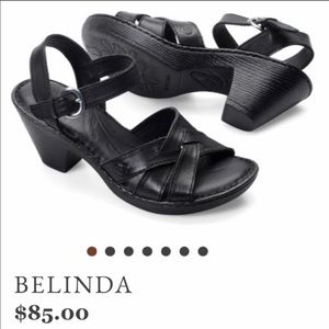 Born | Black Belinda Slingback Heel Sandal